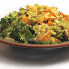 southwestern chicken vegetable salad