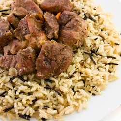 spiced beef wild rice