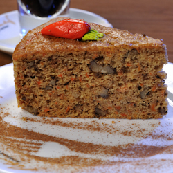 spiced vegan carrot cake