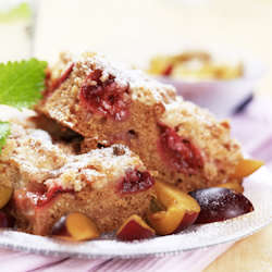 sugared plum cake
