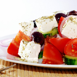 sun dried tomato cucumber salad