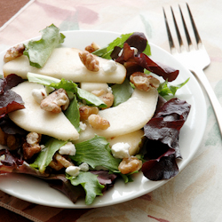 sweet sour pear salad
