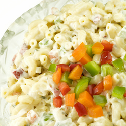 sweet tangy macaroni salad