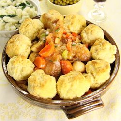 sweet potato chicken pot pie