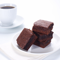 vanilla coffee brownies