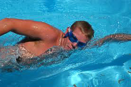 beginner swimming