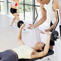 training partner working out
