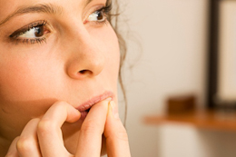 nail biting