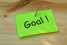 goal sticky note