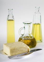 oil and butter